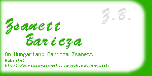 zsanett baricza business card